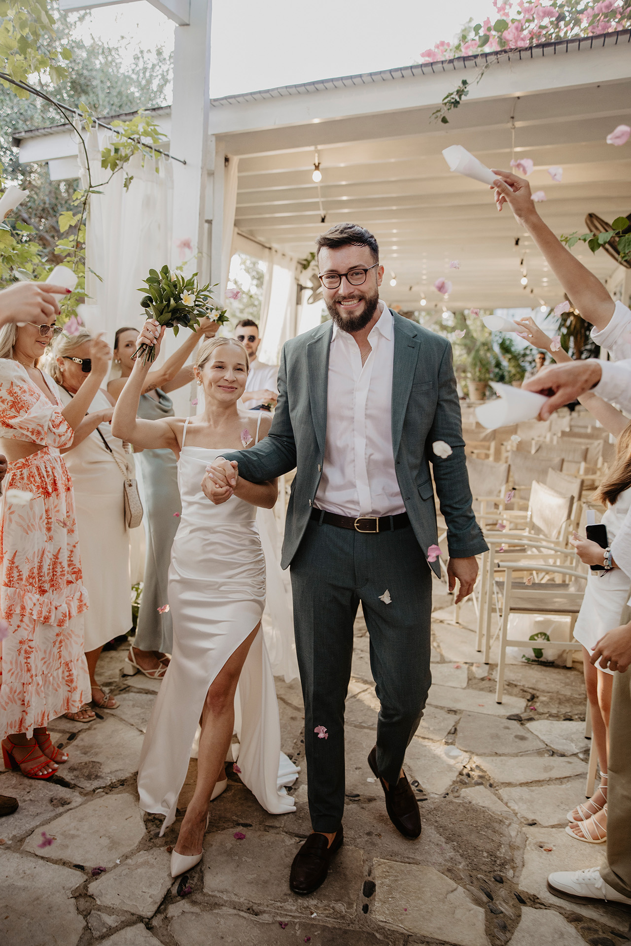wedding exit